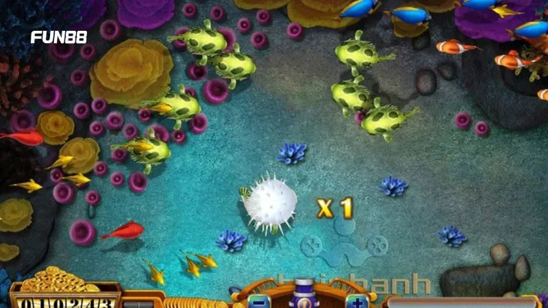 Sử dụng tuyệt kỹ bắn tỉa giúp hạn chế hao đạn khi chơi game bắn cá ăn xu